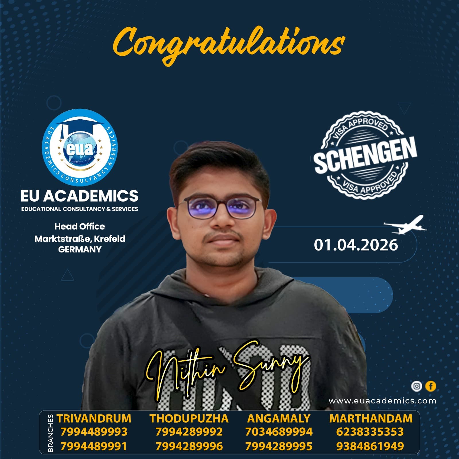 Nithin Sunny testimonial